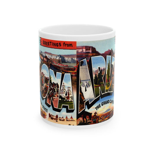 Memebly Vintage Greetings from Arizona AZ Coffee Mug