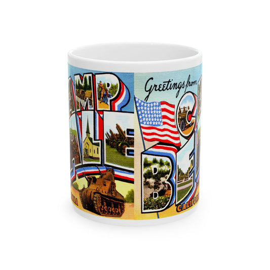 Memebly Vintage Greetings from Camp Beale CA California Coffee Mug