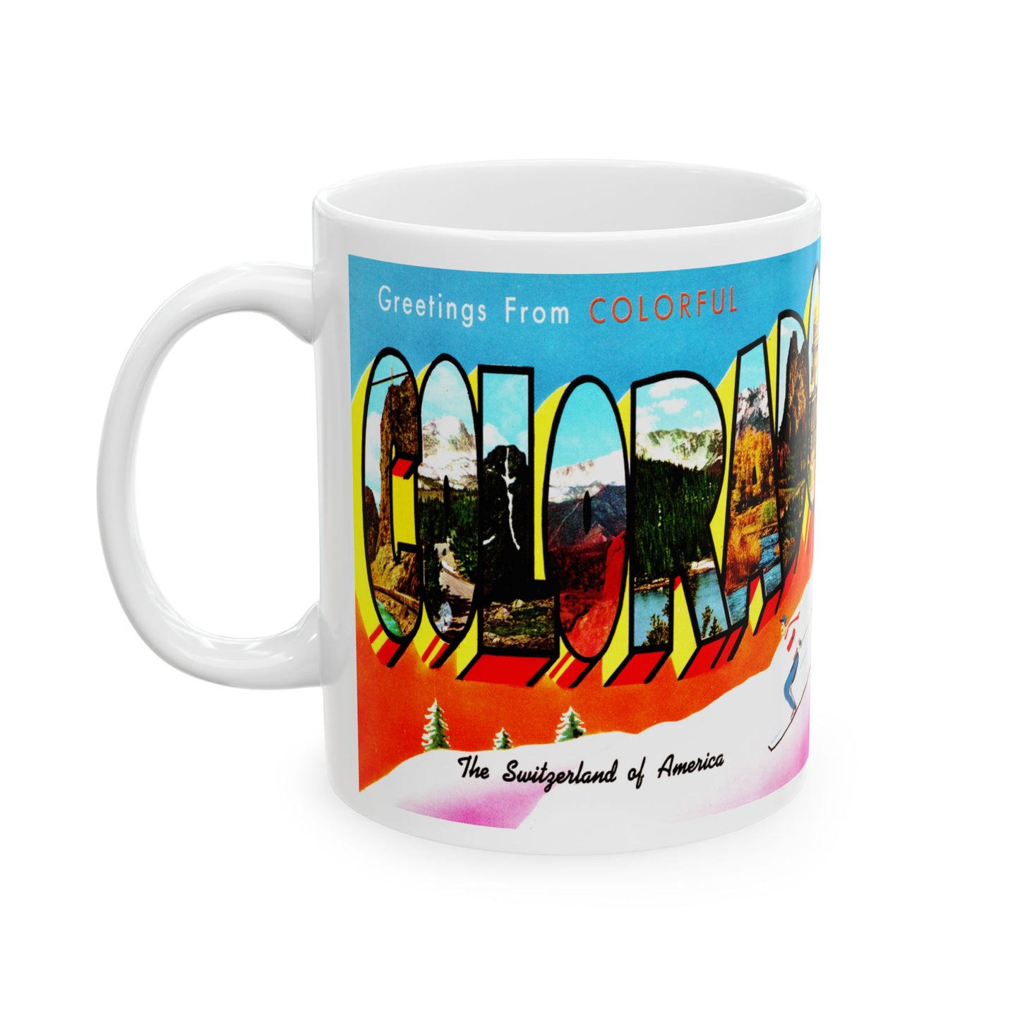 Memebly Greetings from Colorful Colorado CO Coffee Mug