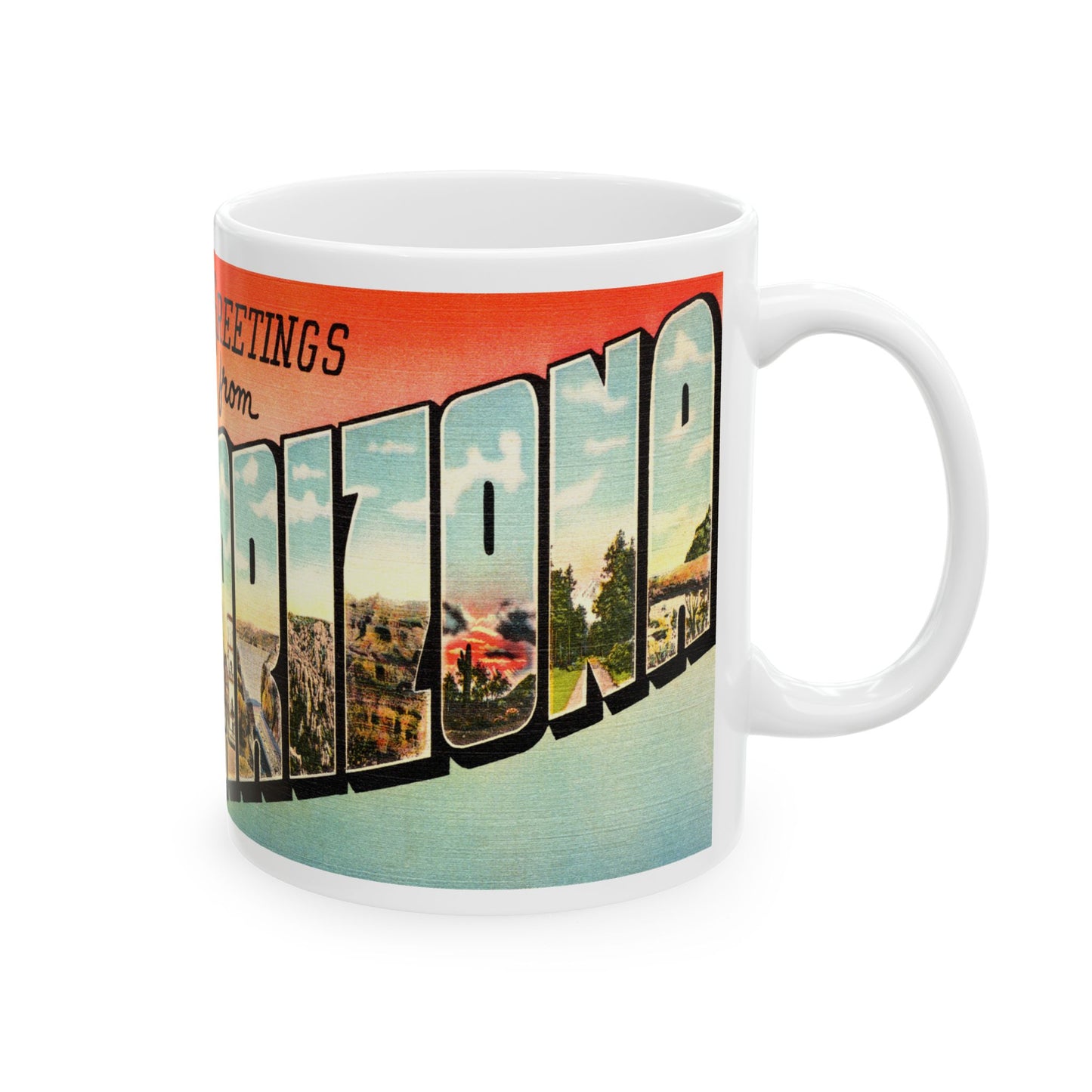 Memebly Deco Greetings from Arizona AZ Coffee Mug