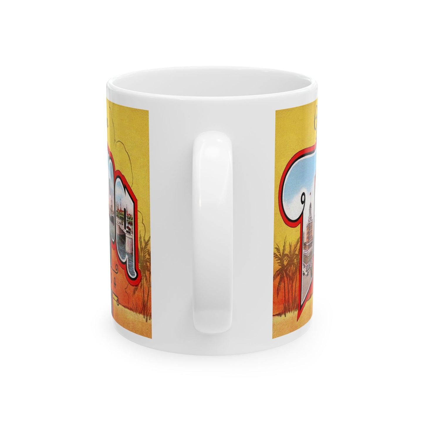 Memebly Warm Vintage Greetings from Tampa FL Coffee Mug